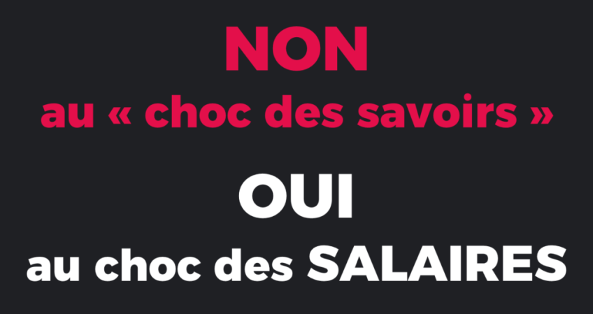 Salaires, choc des savoirs : en grève le 6 février